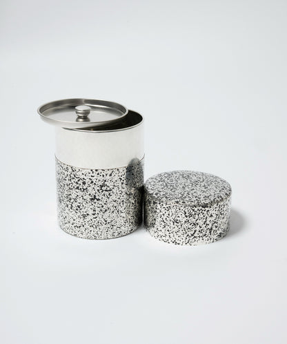 MOHEM｜TIN CADDY 石目模様モデル（Mサイズ）