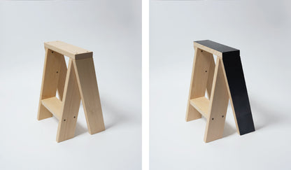 石巻工房｜AA LOW STOOL 黒箔モデル