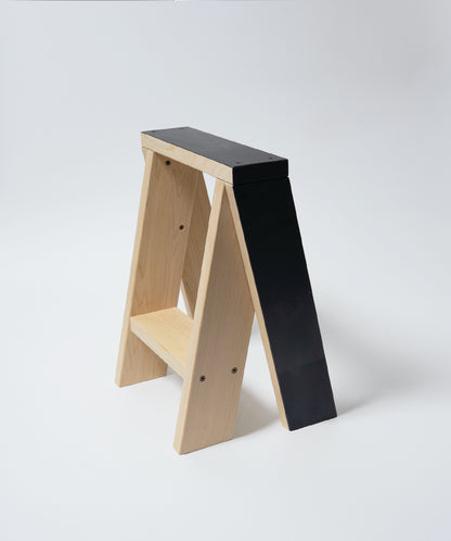 石巻工房｜AA LOW STOOL 黒箔モデル