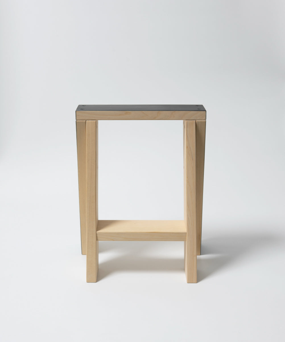 石巻工房｜AA LOW STOOL 黒箔モデル