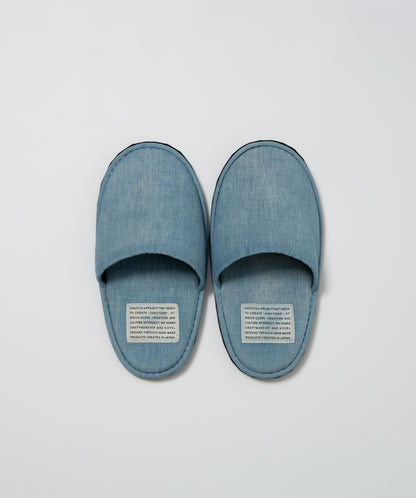 QUILTO｜EGG SLIPPER 藍染めモデル