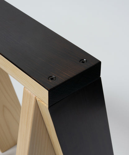 石巻工房｜AA LOW STOOL 拭漆モデル