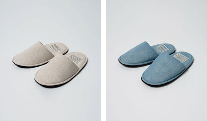QUILTO｜EGG SLIPPER 藍染めモデル